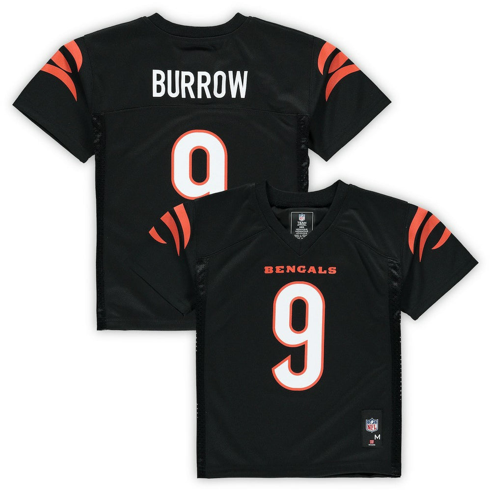 Joe Burrow Cincinnati Bengals Preschool Replica Player Jersey - Black Jerseys