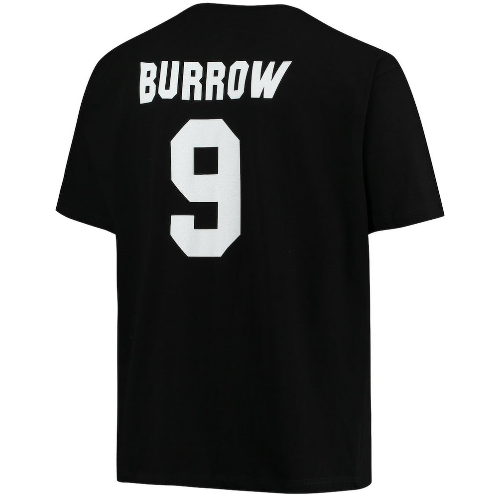 Joe Burrow Cincinnati Bengals Big & Tall Player Name & Number T-Shirt - Black T-shirts