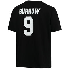 Joe Burrow Cincinnati Bengals Big & Tall Player Name & Number T-Shirt - Black T-shirts
