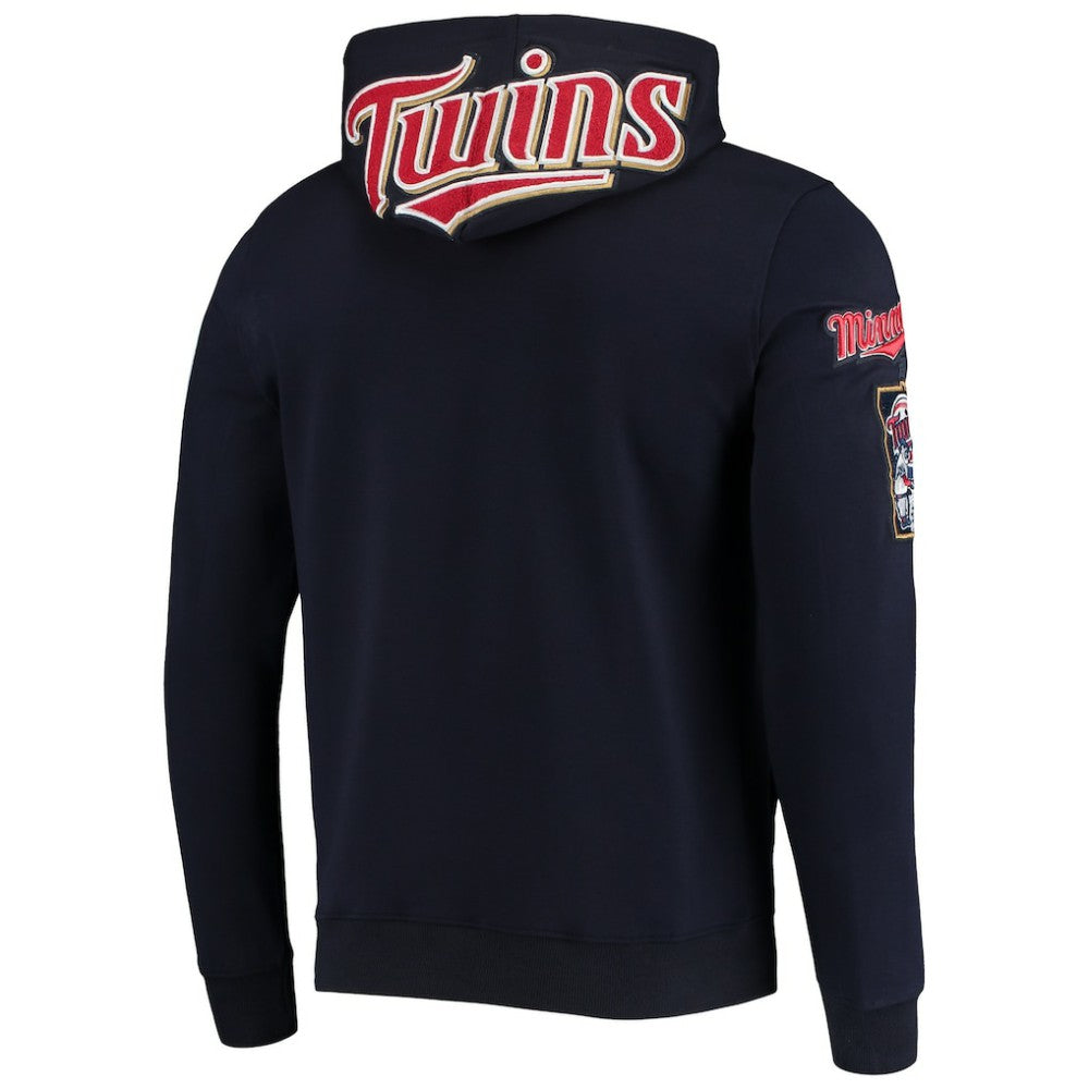 Minnesota Twins Pro Standard Team Logo Pullover Hoodie - Navy Hoodies