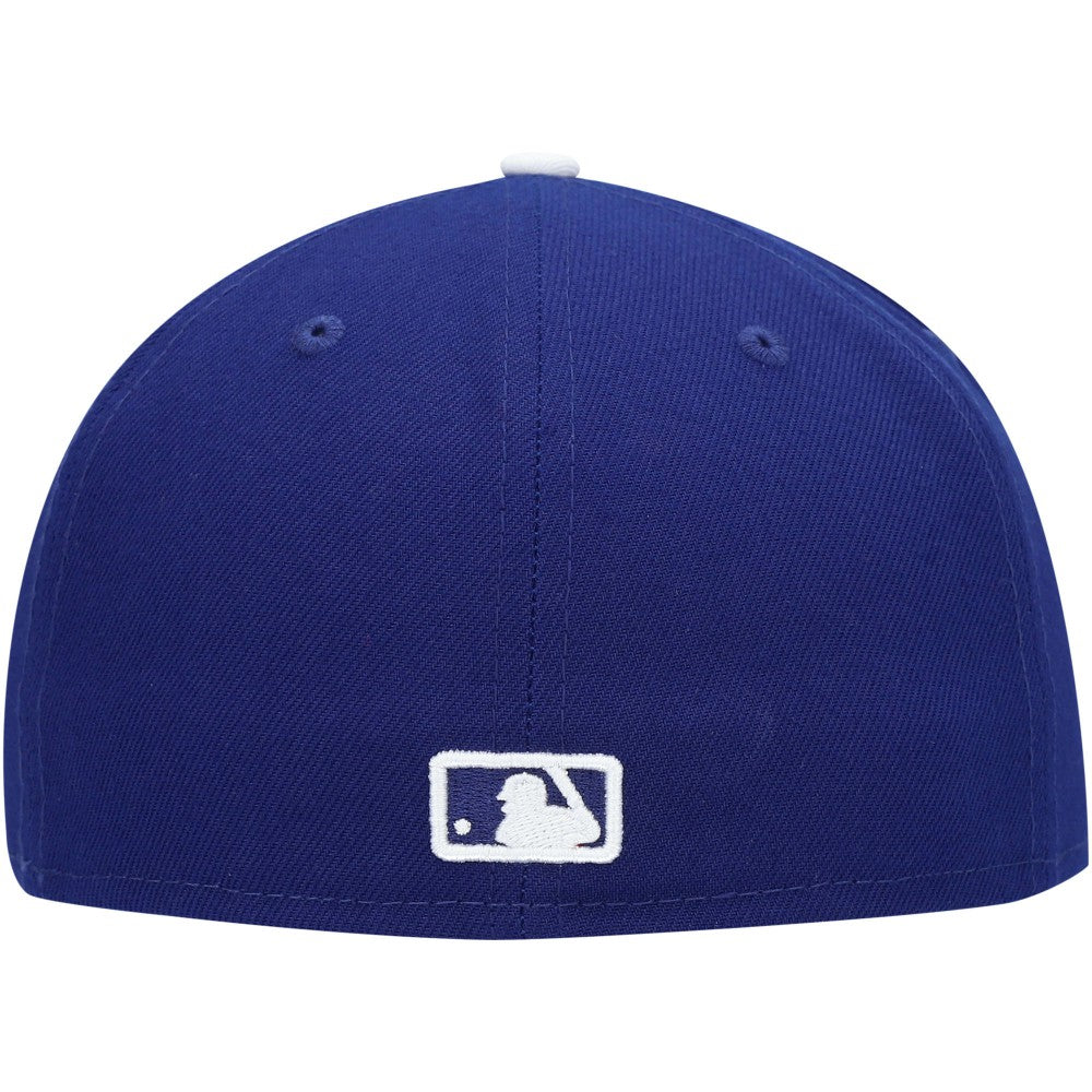 Los Angeles Dodgers New Era White Logo 59FIFTY Fitted Hat - Royal Hats