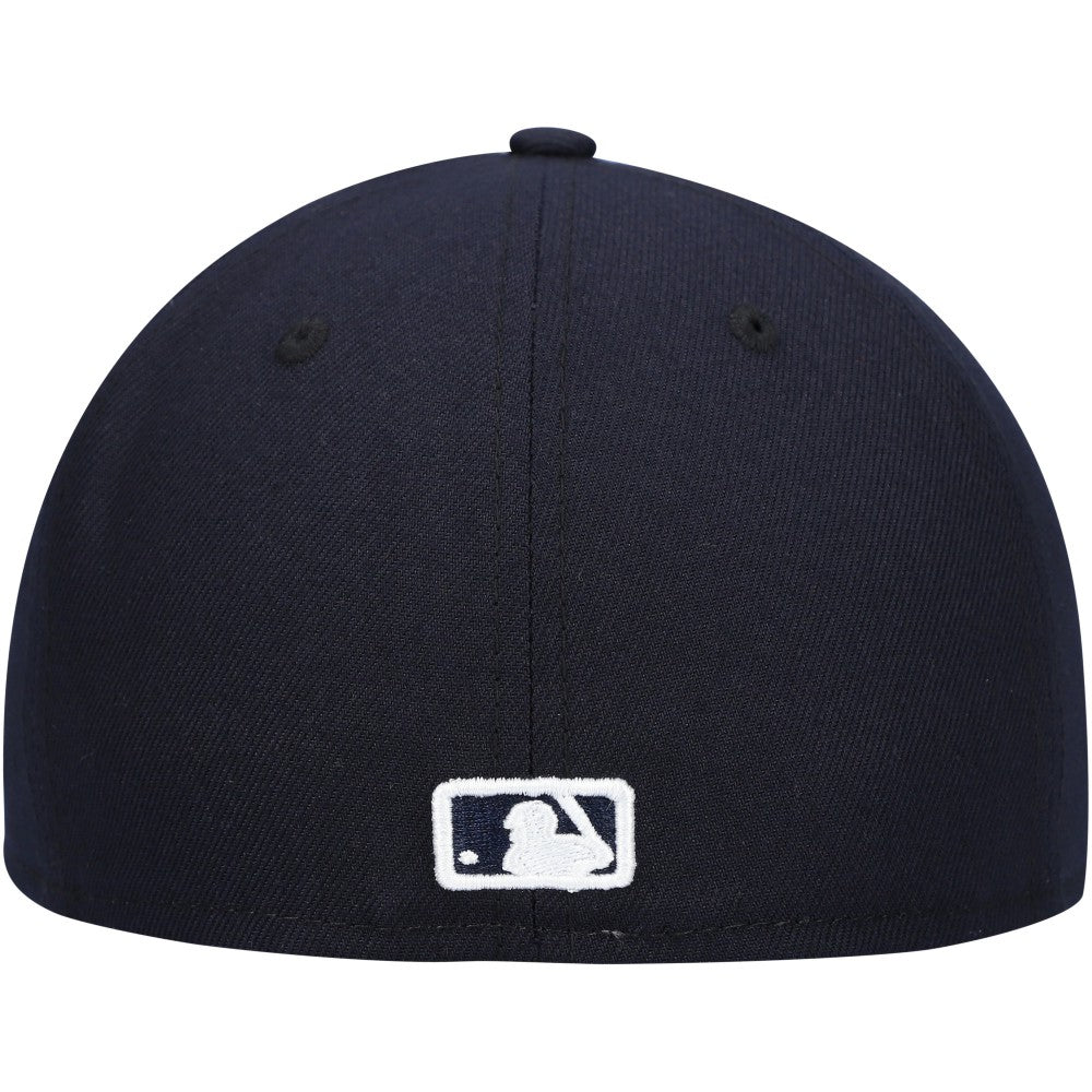 Milwaukee Brewers New Era White Logo 59FIFTY Fitted Hat - Navy Hats