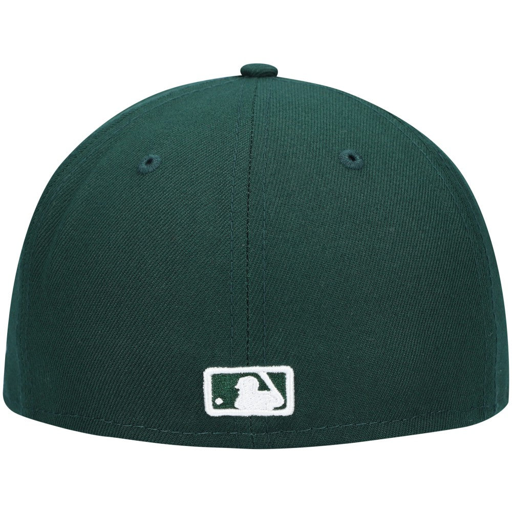 Milwaukee Brewers New Era White Logo 59FIFTY Fitted Hat - Green Hats