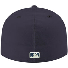Houston Astros New Era White Logo 59FIFTY Fitted Hat - Navy Hats
