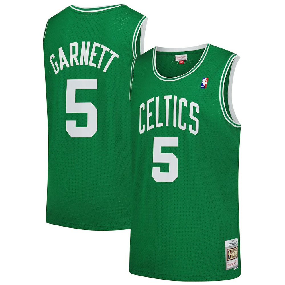 Kevin Garnett Boston Celtics 2007/08 Hardwood Classics Swingman Jersey Kelly Green - Mitchell & Ness
