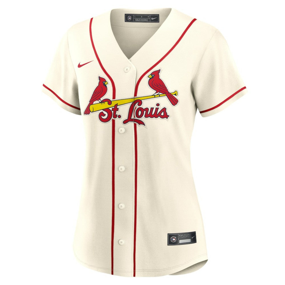 Nolan Arenado St. Louis Cardinals Nike Women's Alternate Replica Player Jersey - Cream Jerseys