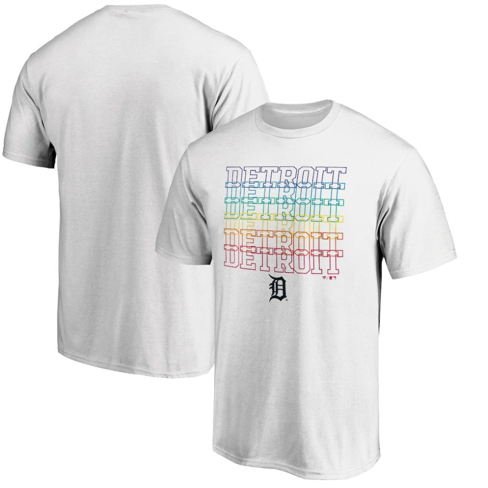 Detroit Tigers City Pride T-Shirt - White T-shirts