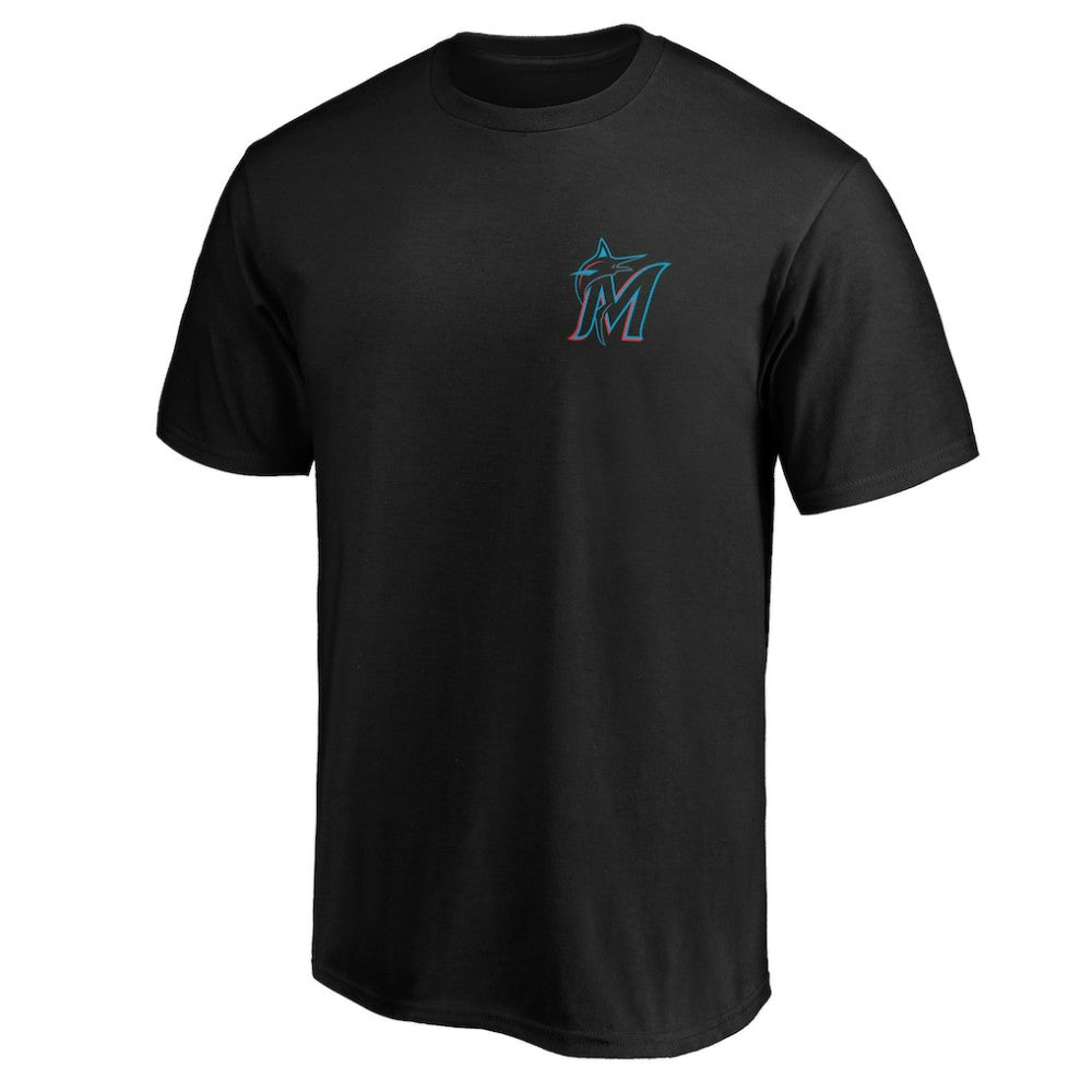 Miami Marlins Number One Dad T-Shirt - Black T-shirts
