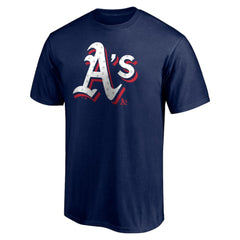 Athletics Red White and Team T-Shirt - Navy T-shirts