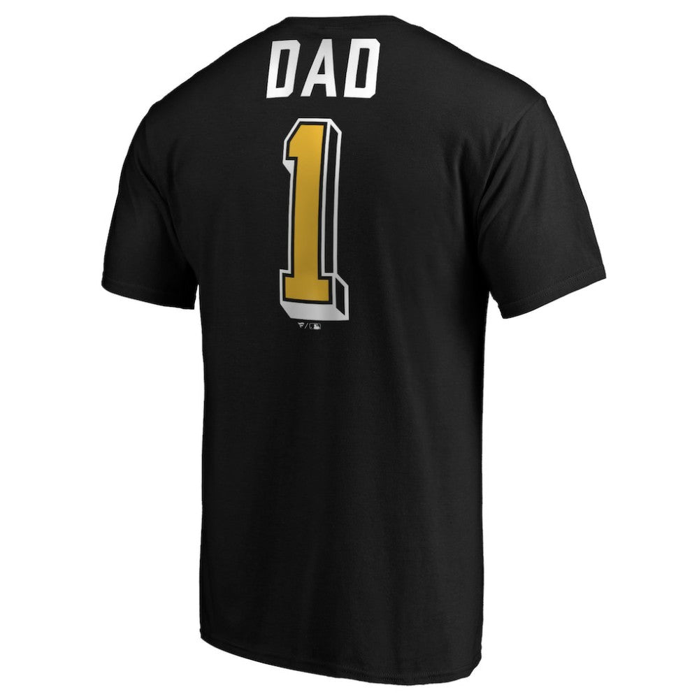 Pittsburgh Pirates Number One Dad T-Shirt - Black T-shirts