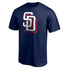 San Diego Padres Red White and Team T-Shirt - Navy T-shirts