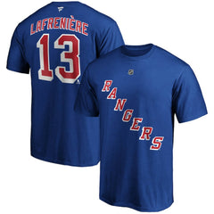 Alexis Lafreniere New York Rangers Fanatics Big & Tall Name & Number T-Shirt - Blue | US 4218046