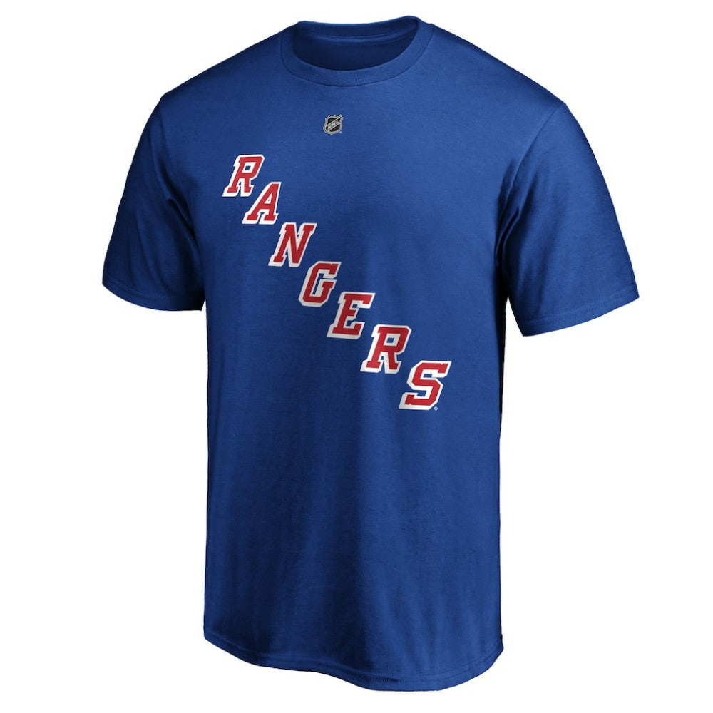 Mika Zibanejad New York Rangers Fanatics Big & Tall Name & Number T-Shirt - Blue | US 4218056