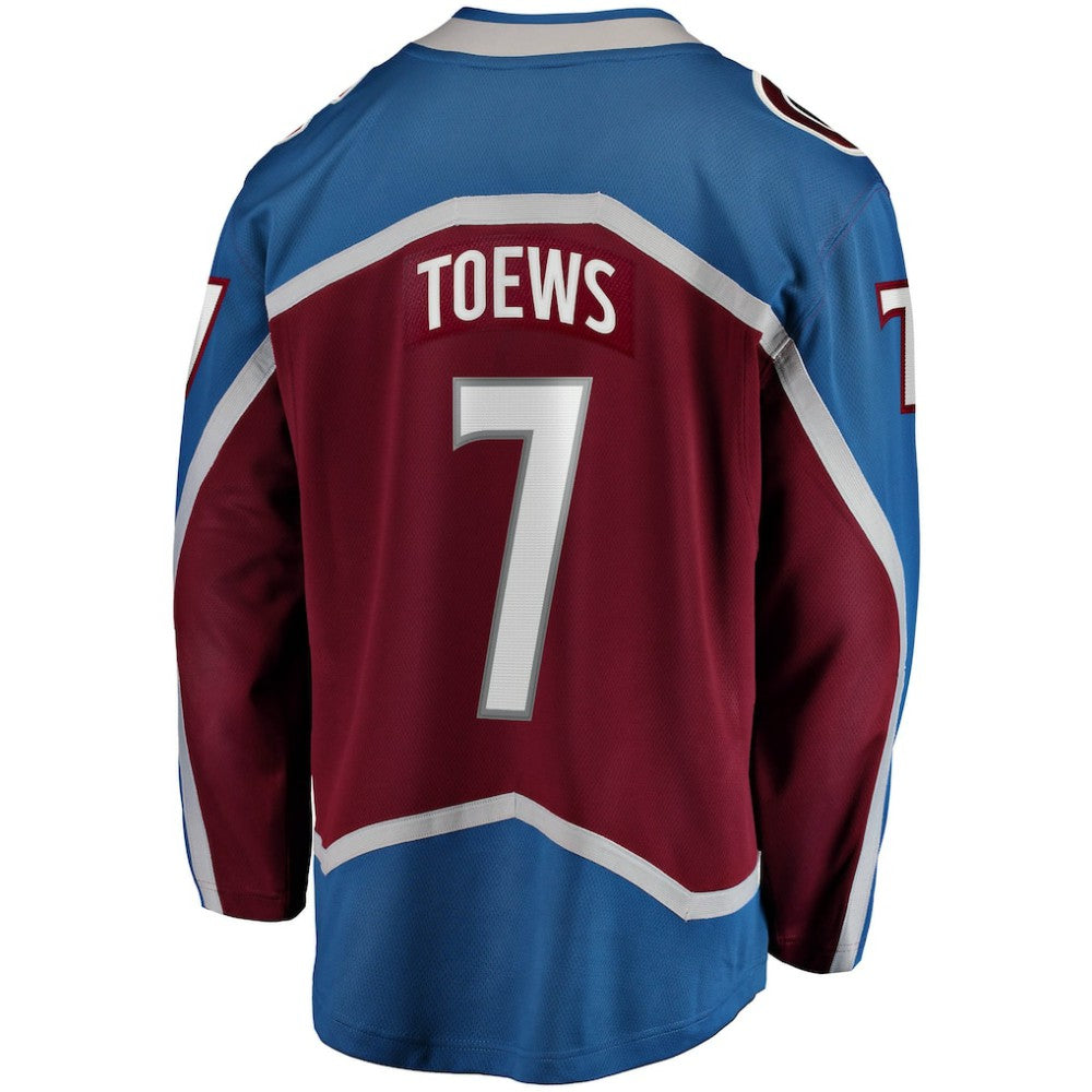 Devon Toews Colorado Avalanche Fanatics Home Breakaway Player Jersey - Burgundy | US 4222736