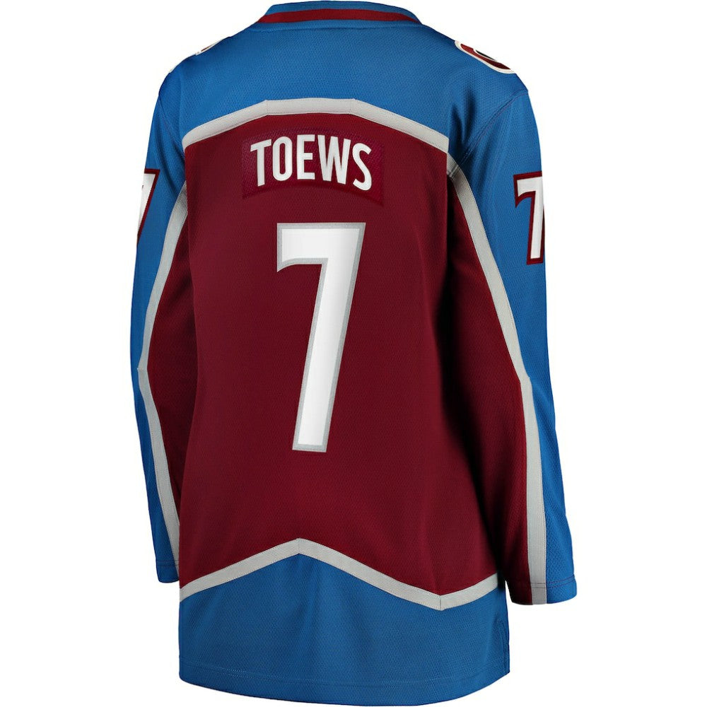 Devon Toews Colorado Avalanche Fanatics Women's Home Breakaway Player Jersey - Burgundy | US 4222741