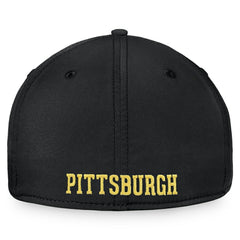 Pittsburgh Pirates Fanatics Core Flex Hat - Black/Gold Hats
