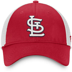 St. Louis Cardinals Fanatics Team Core Unstructured Trucker Adjustable Hat - Red/White Hats