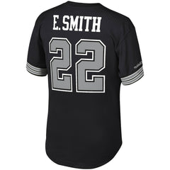 Emmitt Smith Dallas Cowboys Retired Player Name & Number Mesh Top - Black Tops