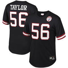 Lawrence Taylor New York Giants Retired Player Name & Number Mesh Top - Black Tops