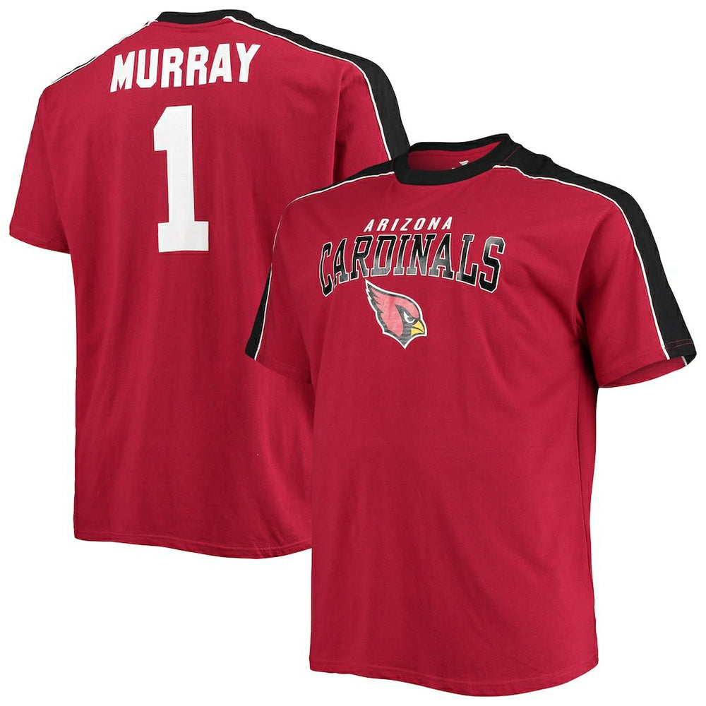Kyler Murray Arizona Cardinals Big & Tall Sleeve Panel Player Name & Number T-Shirt - Cardinal T-shirts