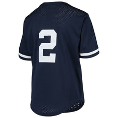 Derek Jeter New York Yankees Mitchell & Ness Youth Cooperstown Collection Mesh Batting Practice Jersey - Navy Jerseys