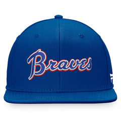 Atlanta Braves Fanatics Cooperstown Collection Fitted Hat - Royal Hats