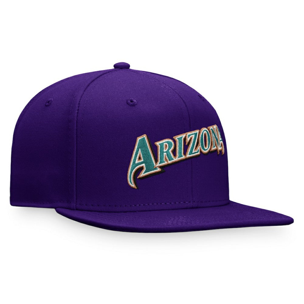 Arizona Diamondbacks Fanatics Cooperstown Collection Fitted Hat - Purple Hats