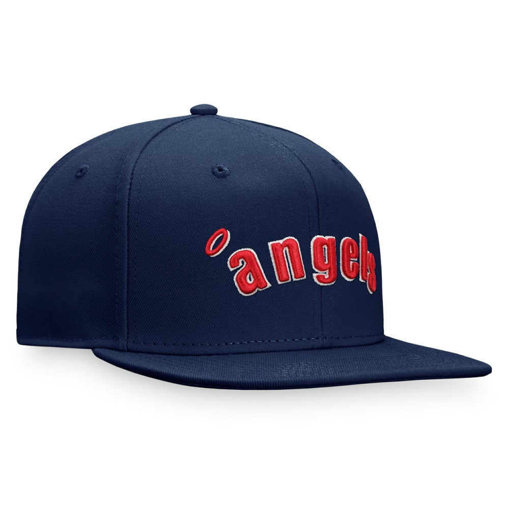 California Angels Fanatics Cooperstown Collection Fitted Hat - Navy Hats