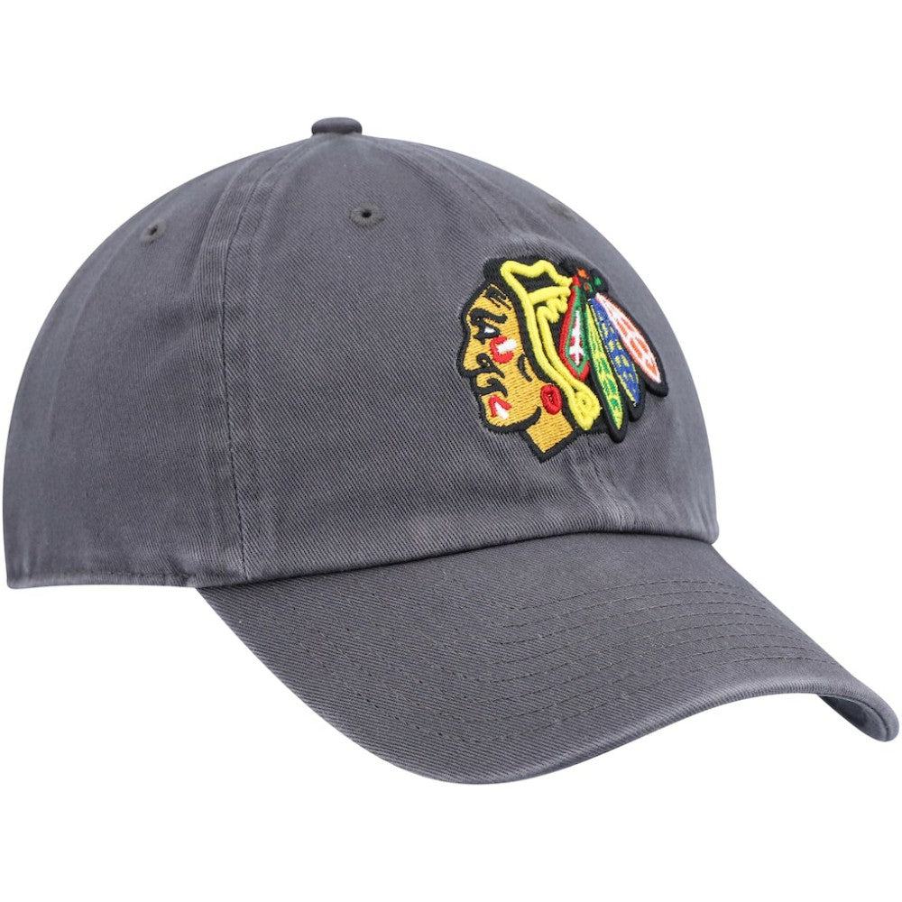 Chicago Blackhawks '47 Clean Up Adjustable Hat - Charcoal | US 4236811