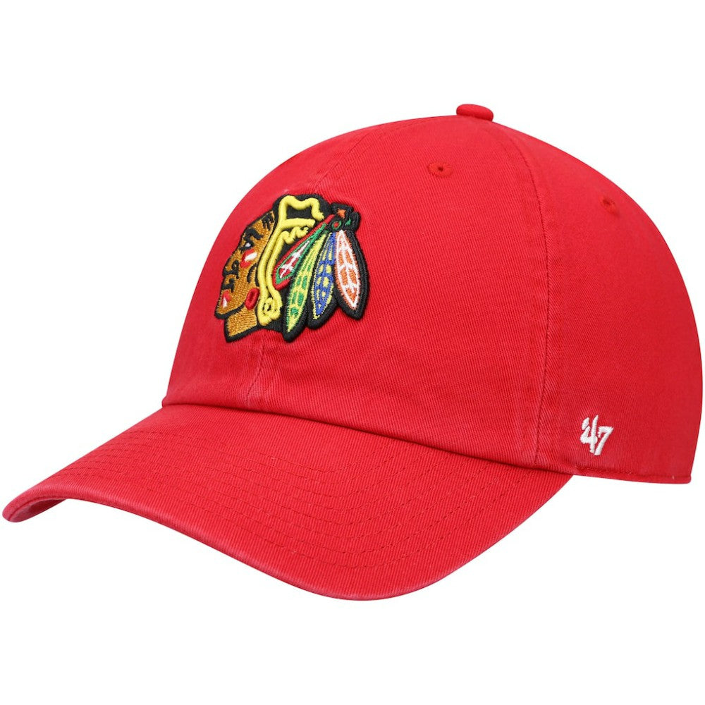 Chicago Blackhawks '47 Clean Up Adjustable Hat - Red | US 4236812