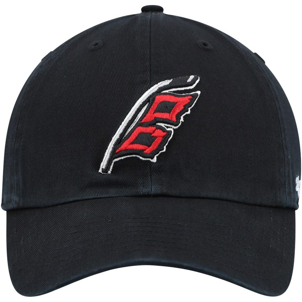 Carolina Hurricanes '47 Alternate Logo Clean Up Adjustable Hat - Black | US 4236814