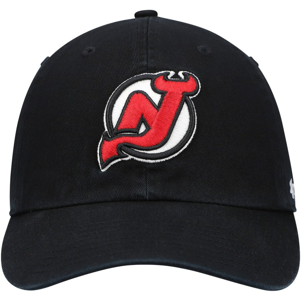 New Jersey Devils '47 Primary Logo Clean Up Adjustable Hat - Black | US 4236816