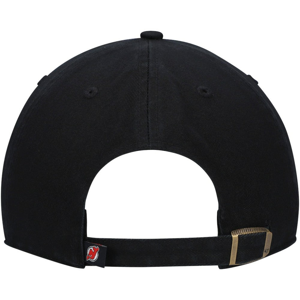 New Jersey Devils '47 Primary Logo Clean Up Adjustable Hat - Black | US 4236816