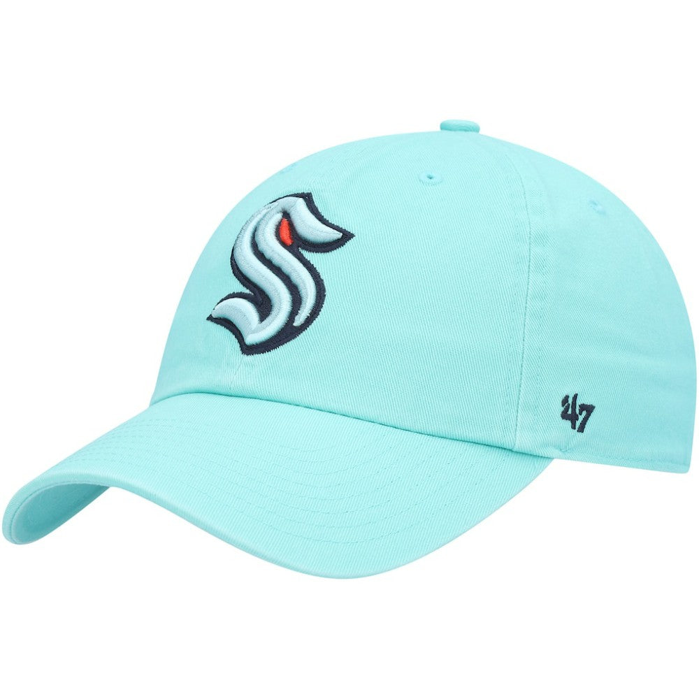 Seattle Kraken '47 Logo Clean Up Adjustable Hat - Light Blue | US 4236843