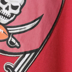 Tampa Bay Buccaneers Big & Tall Block Party Pullover Hoodie - Red/Pewter Hoodies