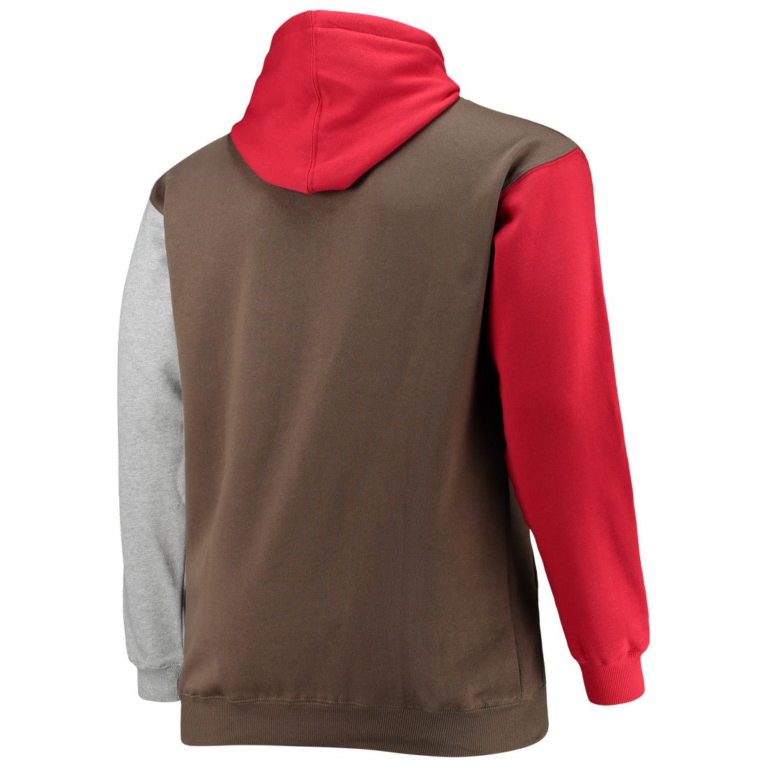 Tampa Bay Buccaneers Big & Tall Pullover Hoodie - Red/Black Hoodies