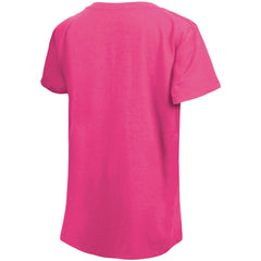 Kansas City Royals New Era Girls Youth Jersey Stars V-Neck T-Shirt - Pink Jerseys