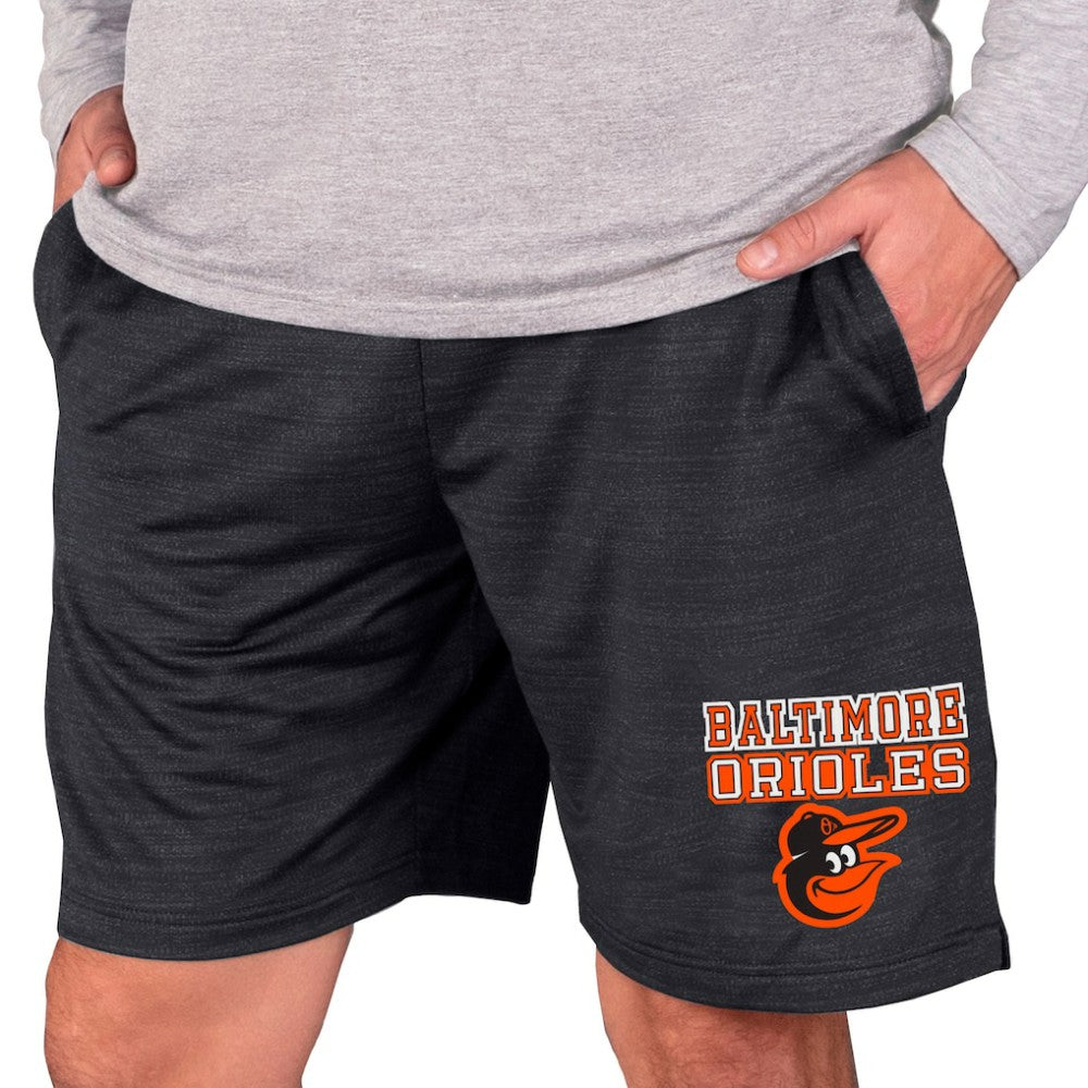 Baltimore Orioles Concepts Sport Bullseye Knit Jam Shorts - Charcoal Shorts