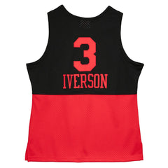 Allen Iverson Philadelphia 76ers 2003/04 Hardwood Classics Reload 2.0 Swingman Jersey Black - Mitchell & Ness