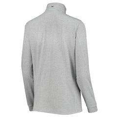 Tampa Bay Buccaneers Vineyard Vines Women's Sankaty Shep Half-Zip Pullover Top - Heather Gray Pullover