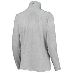 New Orleans Saints Vineyard Vines Women's Sankaty Shep Half-Zip Pullover Top - Heather Gray Pullover