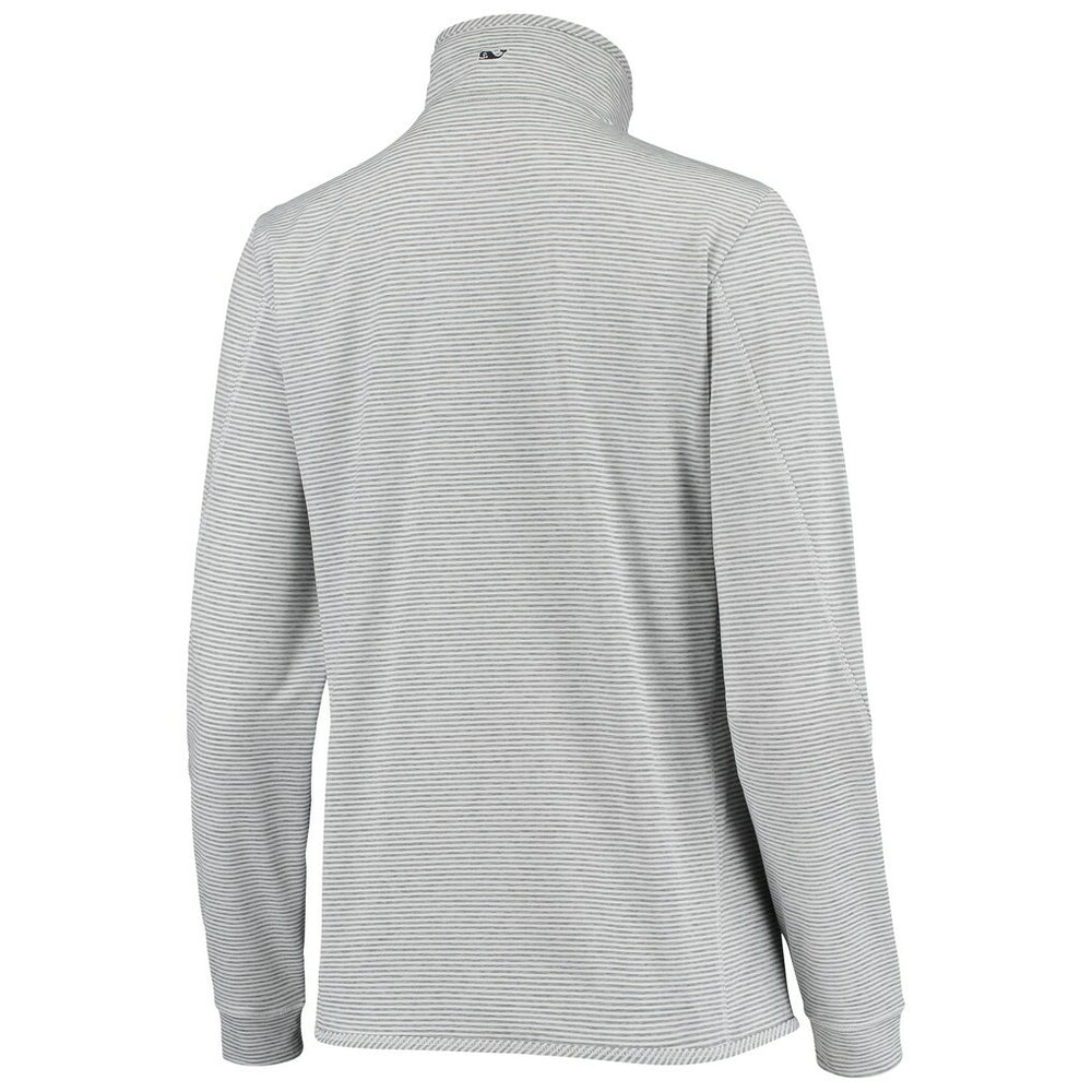 Minnesota Vikings Vineyard Vines Women's Sankaty Shep Half-Zip Pullover Top - Heather Gray Pullover