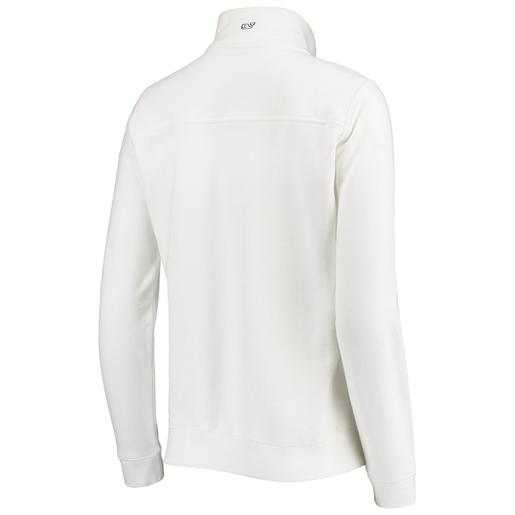 Los Angeles Rams Vineyard Vines Women's Shep Shirt Quarter-Zip Sweatshirt - White Sweatshirts