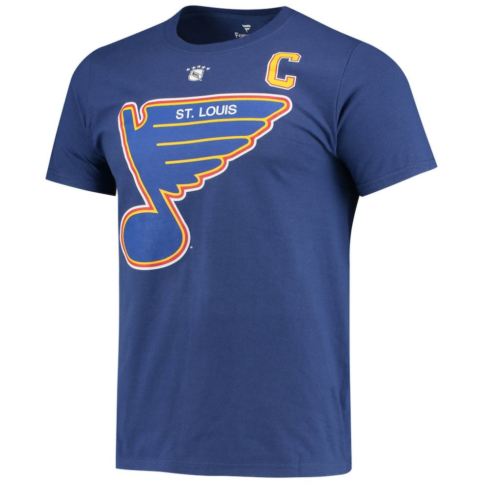 Wayne Gretzky St. Louis Blues Fanatics Authentic Stack Retired Player Nickname & Number T-Shirt - Blue | US 4240324