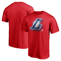 Los Angeles Lakers Red White & Team T-Shirt Red