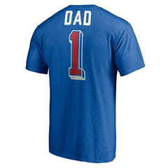 Detroit Pistons Number One Dad T-Shirt Royal outlet