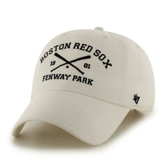 Boston Red Sox '47 Cross Bats Clean Up Adjustable Hat - White Hats