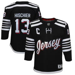 Nico Hischier New Jersey Devils Youth 2021/22 Alternate Premier Player Jersey - Black | US 4245540