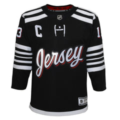 Nico Hischier New Jersey Devils Youth 2021/22 Alternate Premier Player Jersey - Black | US 4245540