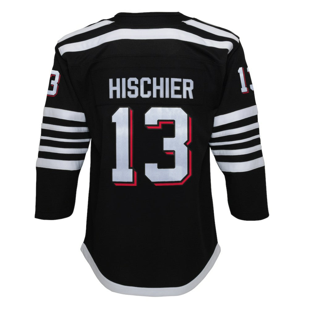 Nico Hischier New Jersey Devils Youth 2021/22 Alternate Premier Player Jersey - Black | US 4245540